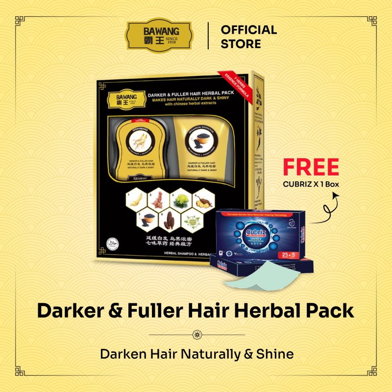 BAWANG Darker & Fuller Hair Herbal Pack